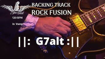 Backing Track  Rock Fusion in G7alt Vamp