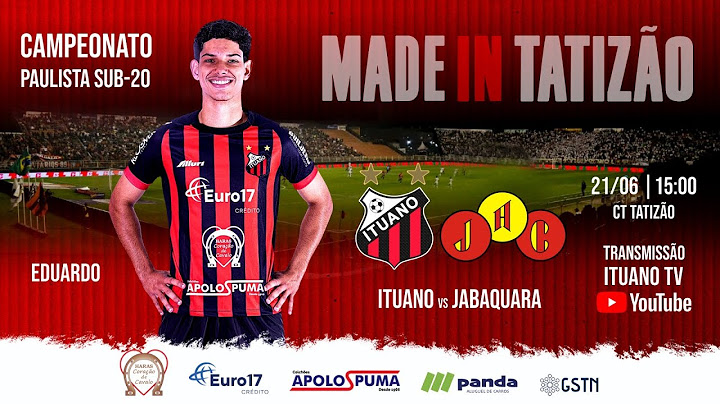 ITUANO X JABAQUARA - 8ªRODADA | CAMPEONATO PAULISTA S-20 SÉRIE A