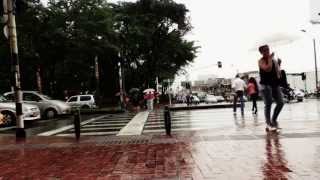 #627,Personas y paraguas [Efecto] , Lluvia