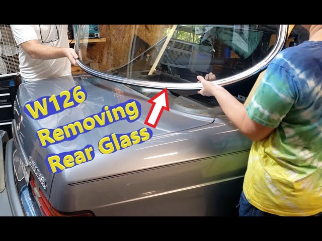 W126 Mercedes Sliding Roof Repair and Maintenance Part 5-B - Front Seal  Finished 