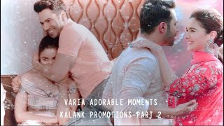 彡Varia adorable moments from Kalank promotions | Part 2 | Varia VM | Kalank