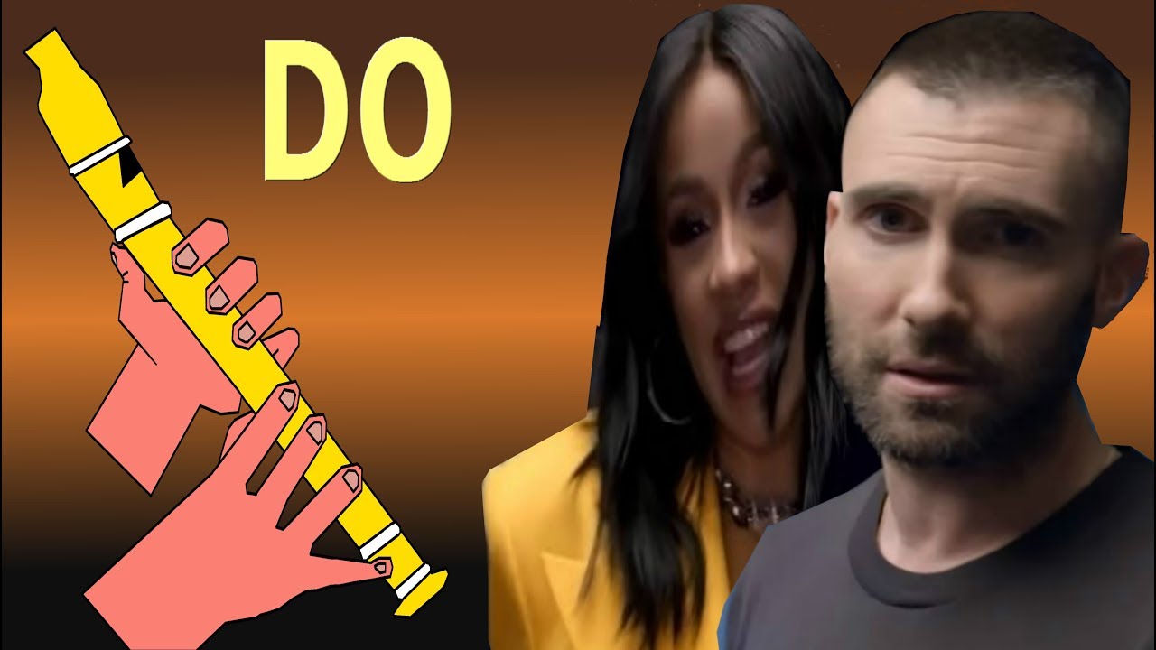 GIRLS LIKE YOU, FLAUTA DULCE FÁCIL, TUTORIAL CON ANIMACIÓN, NOTAS MUSICALES