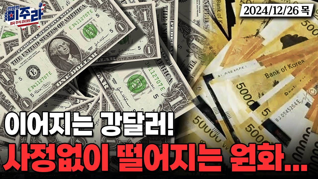 이어지는 강달러에 떨어지는 원달러 환율... 2008년 이후 최고치? #원달러 #환율