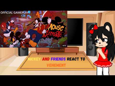 Mickey and friends react to Vehement (With lyrics)