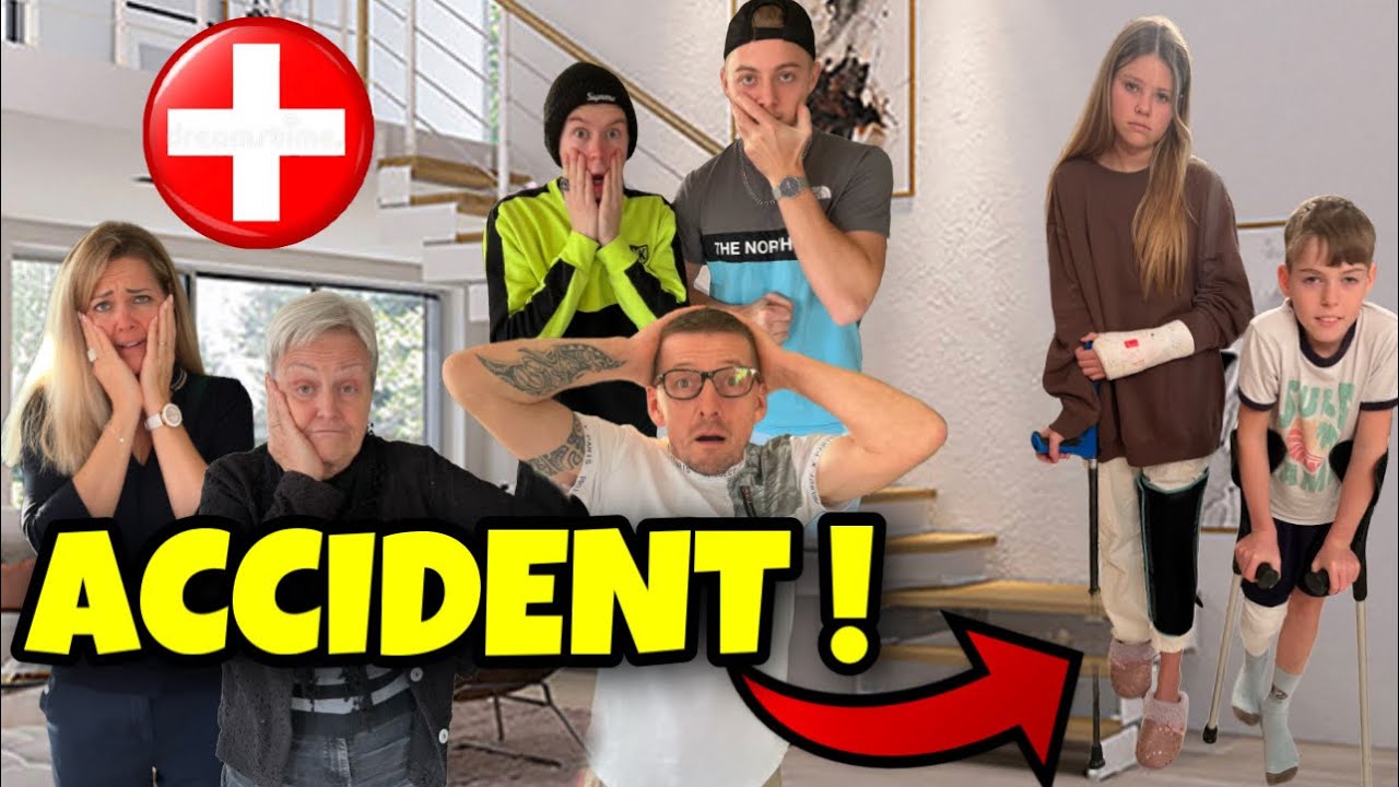 ACCIDENT  Jambe casse pour EMMIE et Tommy  cause de Tim  On finit  lhpital 