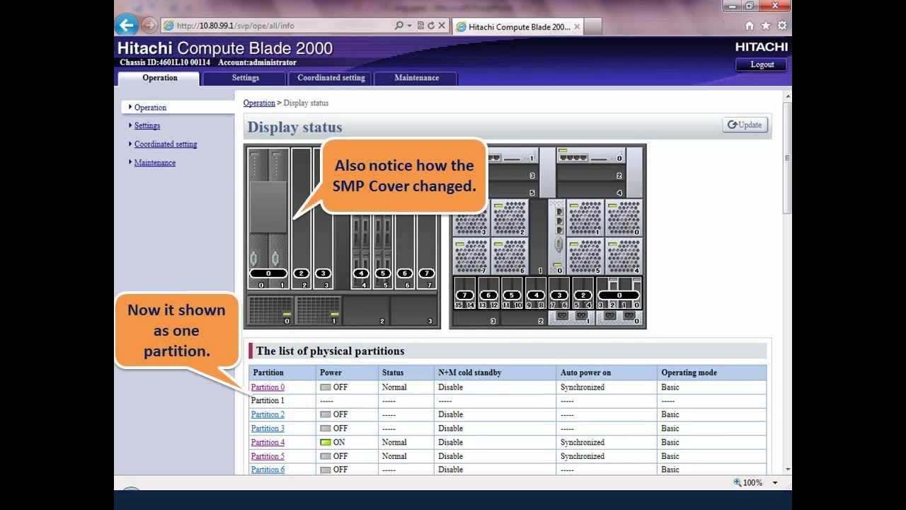 Configuring 2blade SMP on Hitachi Compute Blade 2000 YouTube