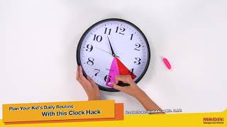 MR.DIY Lifehacks: Plan Your Kid’s Daily Routine With this Clock Hack!