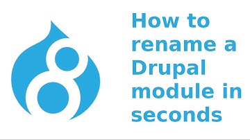How to rename a Drupal module in seconds