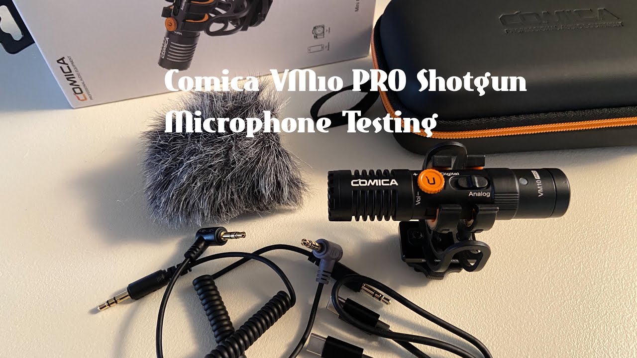 Comica VM10 PRO Shotgun Microphone Testing - YouTube