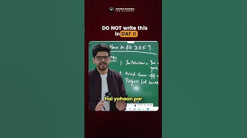 What not to write in your DAF-II ? | #UPSC Interview