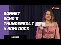 Sonnet Echo 11 Thunderbolt 4 HDMI Dock ile Bilgisayarınızın Bağlantı Noktalarını Genişletin!