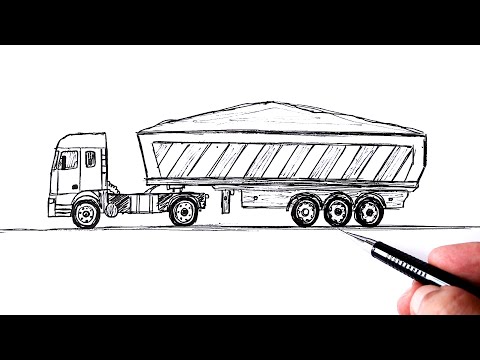 Jak narysować Truck krok po kroku