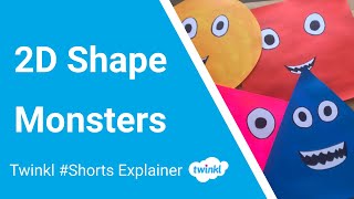 EYFS Maths #Shorts: 2D Shape Monsters
