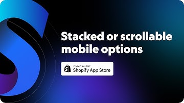 Stacked or scrollable mobile options - Sign Customiser