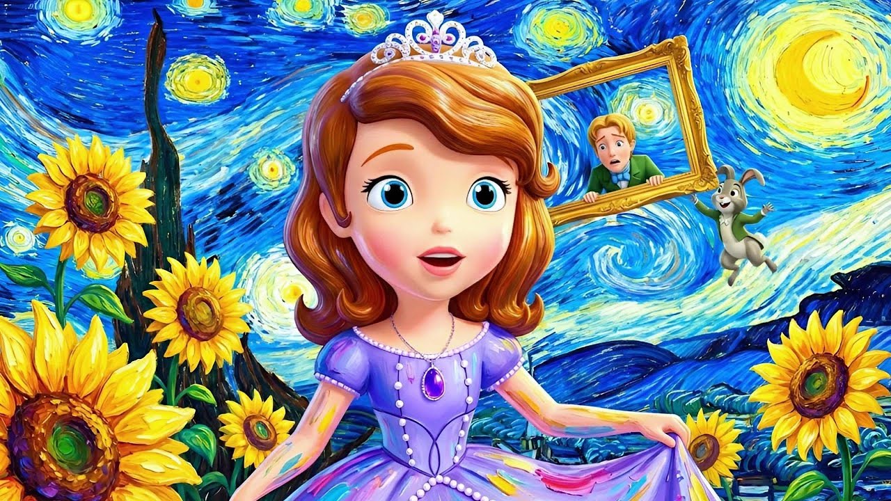 Trapped Inside the Haunted Painting 😱🎨 Sofia Breaks the Cursed Spell! | Sofia the First Animation