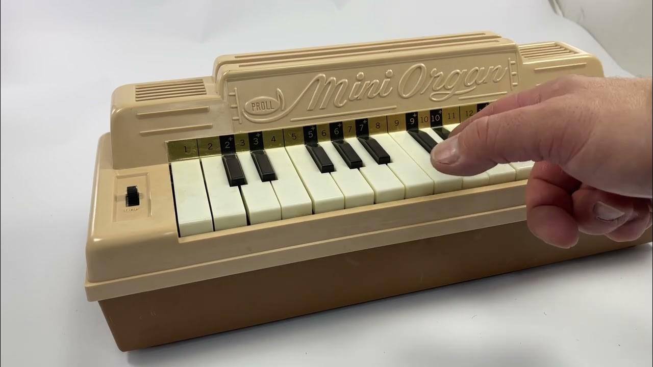 Proll O Tone Mini Organ vintage 1970s toy organ YouTube