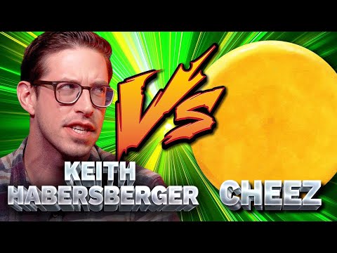 The try guys’ keith habersberger gets dunked on by a wheel of cheese in nba 2k23