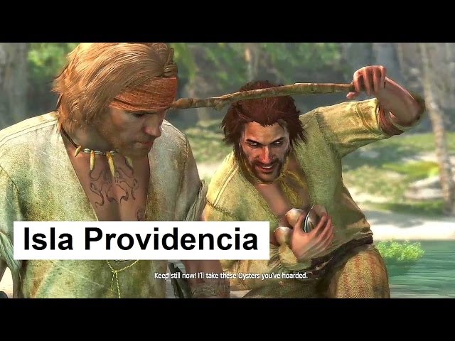 Erhvervelse Integration Kantine Assassin's Creed 4 Isla Providencia Animus fragment Treasure map Visit old  friends Red howler monkey - YouTube