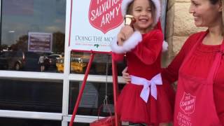 Salvation Army Bell Ringing on CBS Austin Dec. 18th, 2016