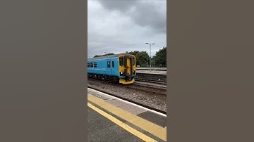 network rail class 153 sat in Plymouth with IET Class 80x entering #class153 #networkrail #iet