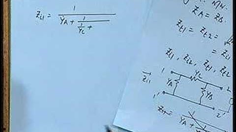 Lecture - 22 Image Impedance, Iterative Impedance