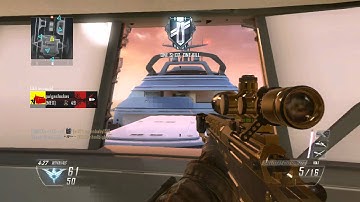 Black ops 2 wallbang noscope!