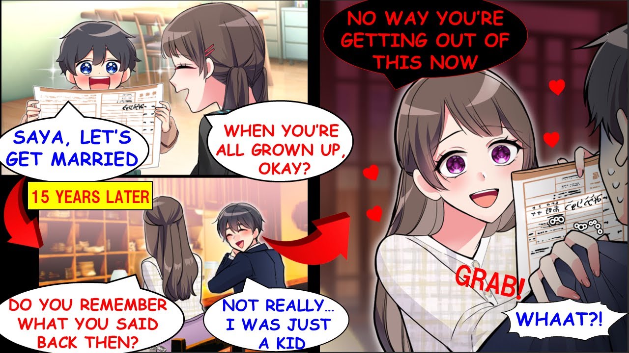 The Older Beautiful Girl Next Door I Proposed to as a Kid Showed Up 15 Years Later[Manga Dub][RomCom