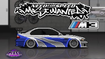 PIXEL CAR RACER - BMW M3 GTR NEED FOR SPEED MOST WANTED