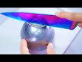 【ASMR】Satisfying Colorful Tape Ball Cutting Sounds🔪 テープボールを包丁で真っ二つにしてみたら思ってたんと違いました。
