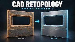 CAD Retopology | Smart Remesh 3 for Blender