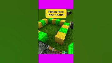 Piston feed tape tutorial