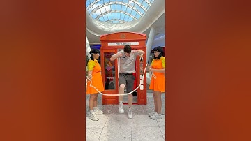 He lost beautifully and escaped…😬🤭🦑 #twins #pranks #squidgame