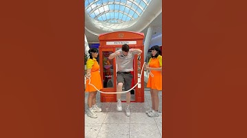 He lost beautifully and escaped…😬🤭🦑 #twins #pranks #squidgame