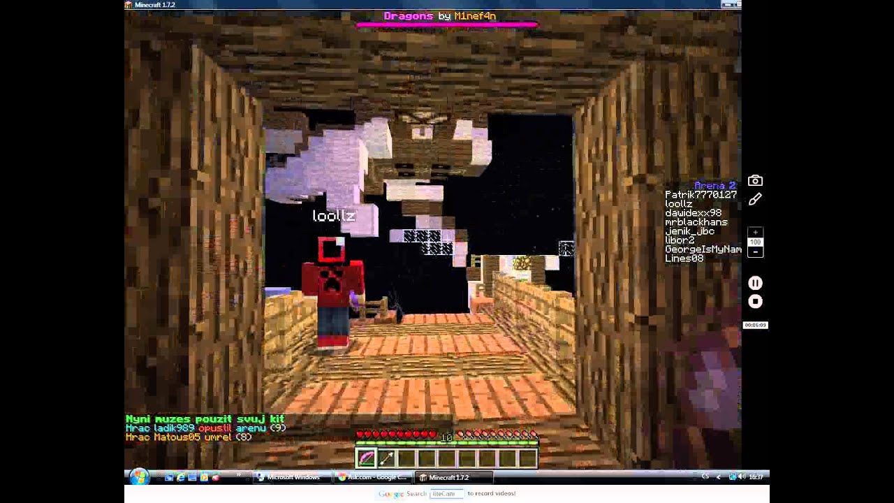 Minecraft part 2-druhá část - YouTube