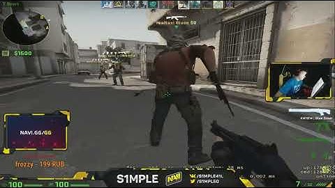 CS:GO - s1mple plays FPL on Dust 2 12.11.2017.