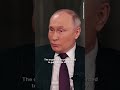 Putin Appears to Mock Tucker Carlson for Being Rejected from the CIA #shorts