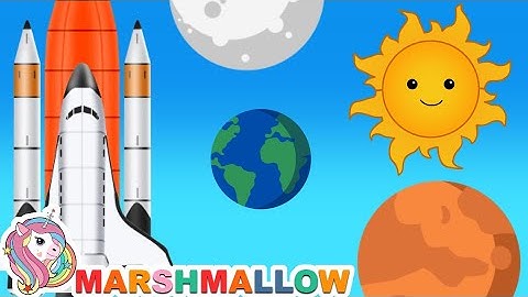 Lets Build A Spaceship | Space Song | Marshmallow Kids Songs & Nursery Rhymes