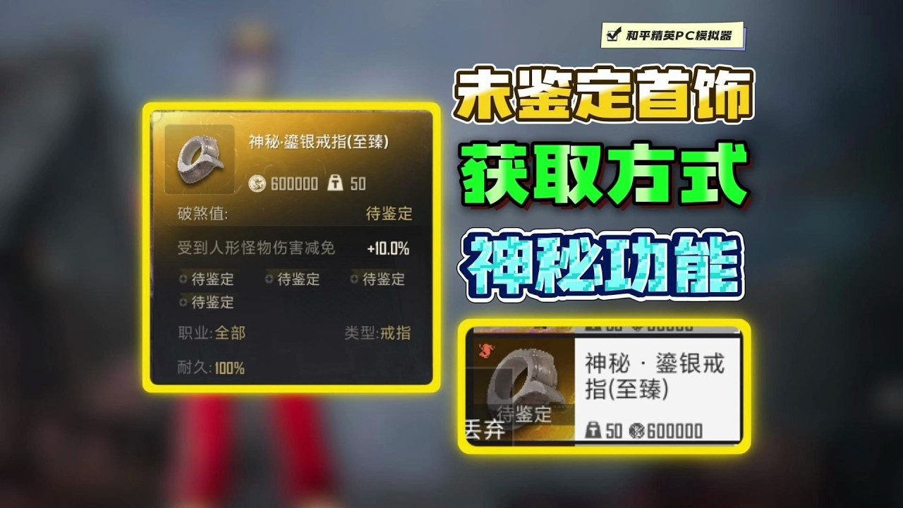 《未鉴定首饰》获取方式和隐藏功能！