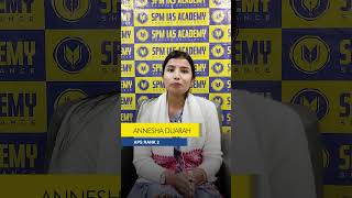 Annesha Duarah, APS Rank 2 in the APSC CCE-2023.