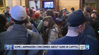 Michigan Dems worried by guns in state Capitol