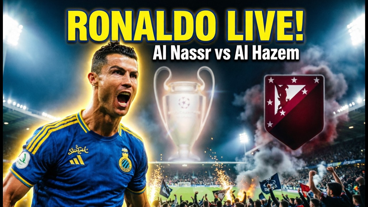 🏆 RONALDO LIVE! Al Nassr vs Al Hazem 🔥 Saudi Pro League Full Match Simulation