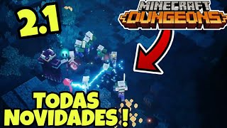 2.1 BETA! NOVIDADES SOBRE A NOVA ATUALIZAÇÃO DE (MINECRAFT DUNGEONS MOBILE) screenshot 3