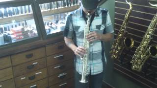 Silver Plated Selmer Paris Series III JUBILEE Soprano Sax - Serial # 762653 Silver Plated Selmer Paris Series III JUBILEE Soprano Sax - Serial # 762653