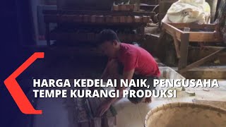Dampak Harga Kedelai Naik, Pengusaha Tempe di Kota Padang Terpaksa Kurangi Jumlah Produksi