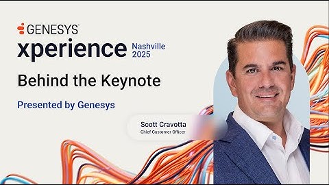 Behind the Keynote feat. Scott Cravotta