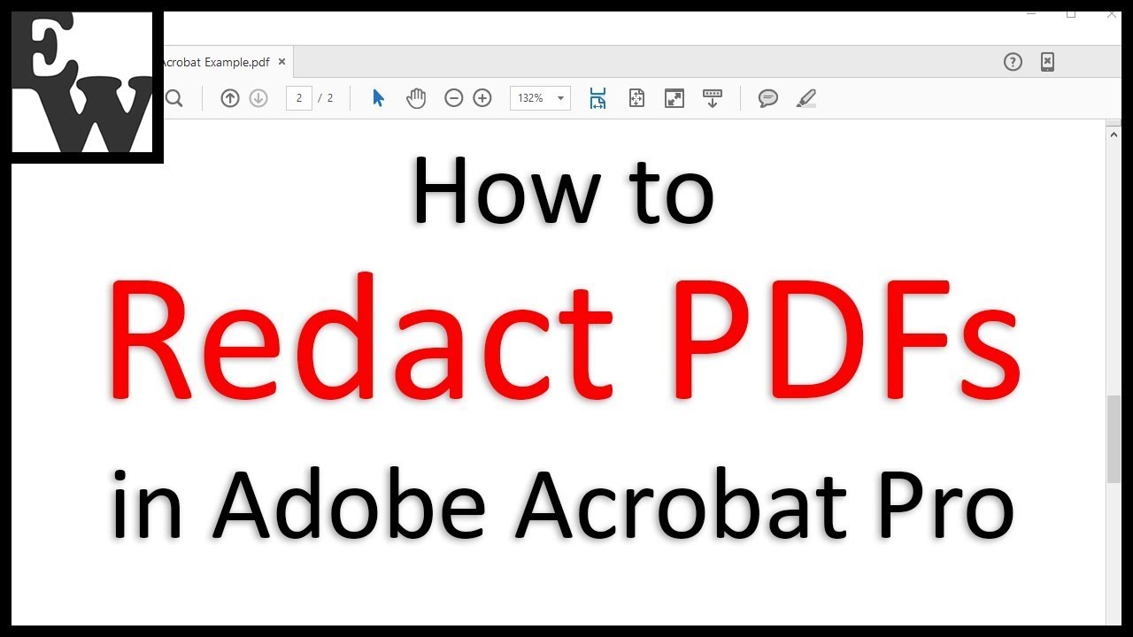 How PDFs in Adobe Pro - YouTube