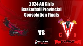 Rosenort Redhawks vs Hapnot Kopper Kweens - PART 2 - AA Varsity Girls Basketball Provincials