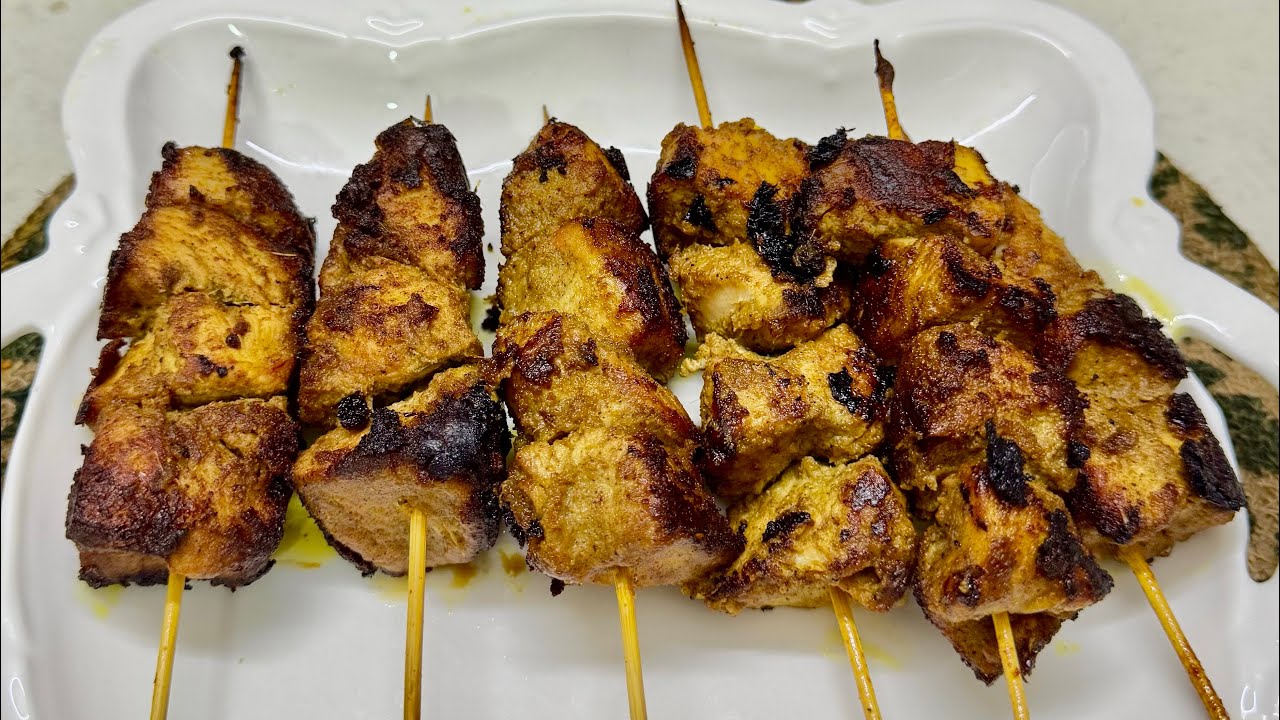 চিকেন বটি কাবাব l Chicken Boti kabab recipe - YouTube