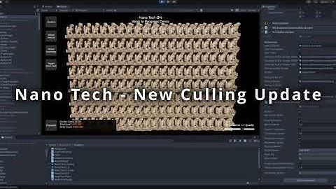Unity - Nano Tech - New Culling Update - Still WIP