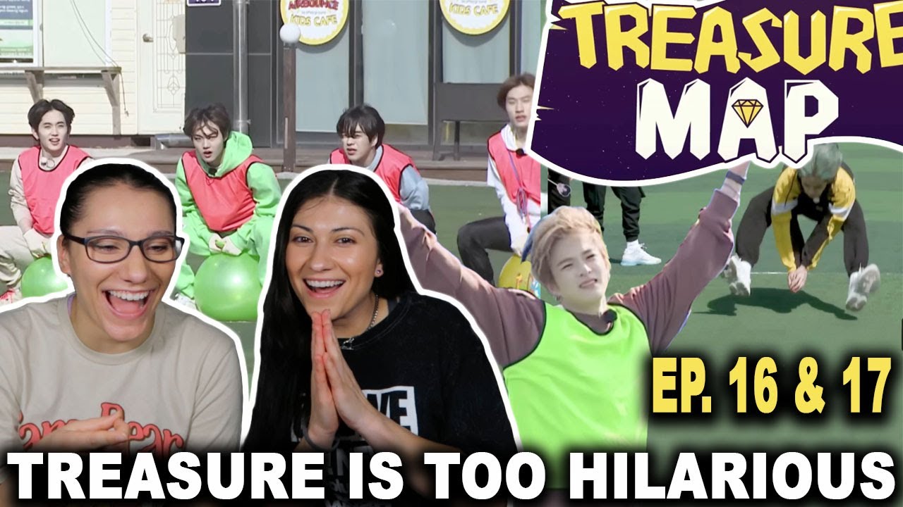 🤣*REACTION* TREASURE MAP] EP.16 ⚽️| 트레저 체육 (몸개그) 대회 ⚽️ EP.17 ⚽️ 평균 19세 아이돌의 운동실력 ⚽️ 팀킬작렬, 스파이는 누구?